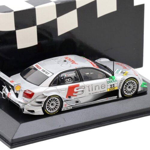 1:43 Minichamps Audi A4 DTM Shanghai 2004 Audi Sport Team Joest #22 R.Capello