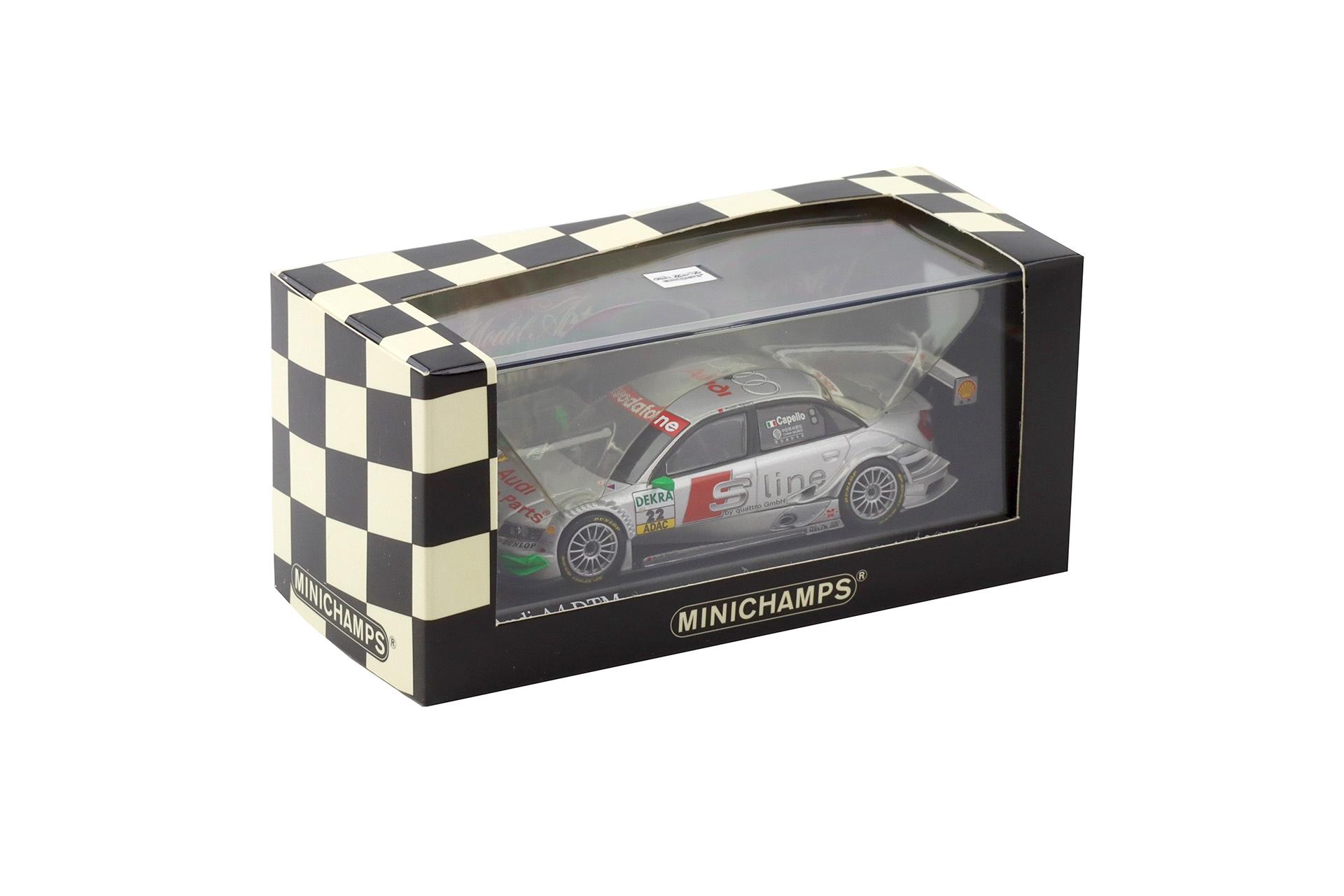 1:43 Minichamps Audi A4 DTM Shanghai 2004 Audi Sport Team Joest #22 R.Capello