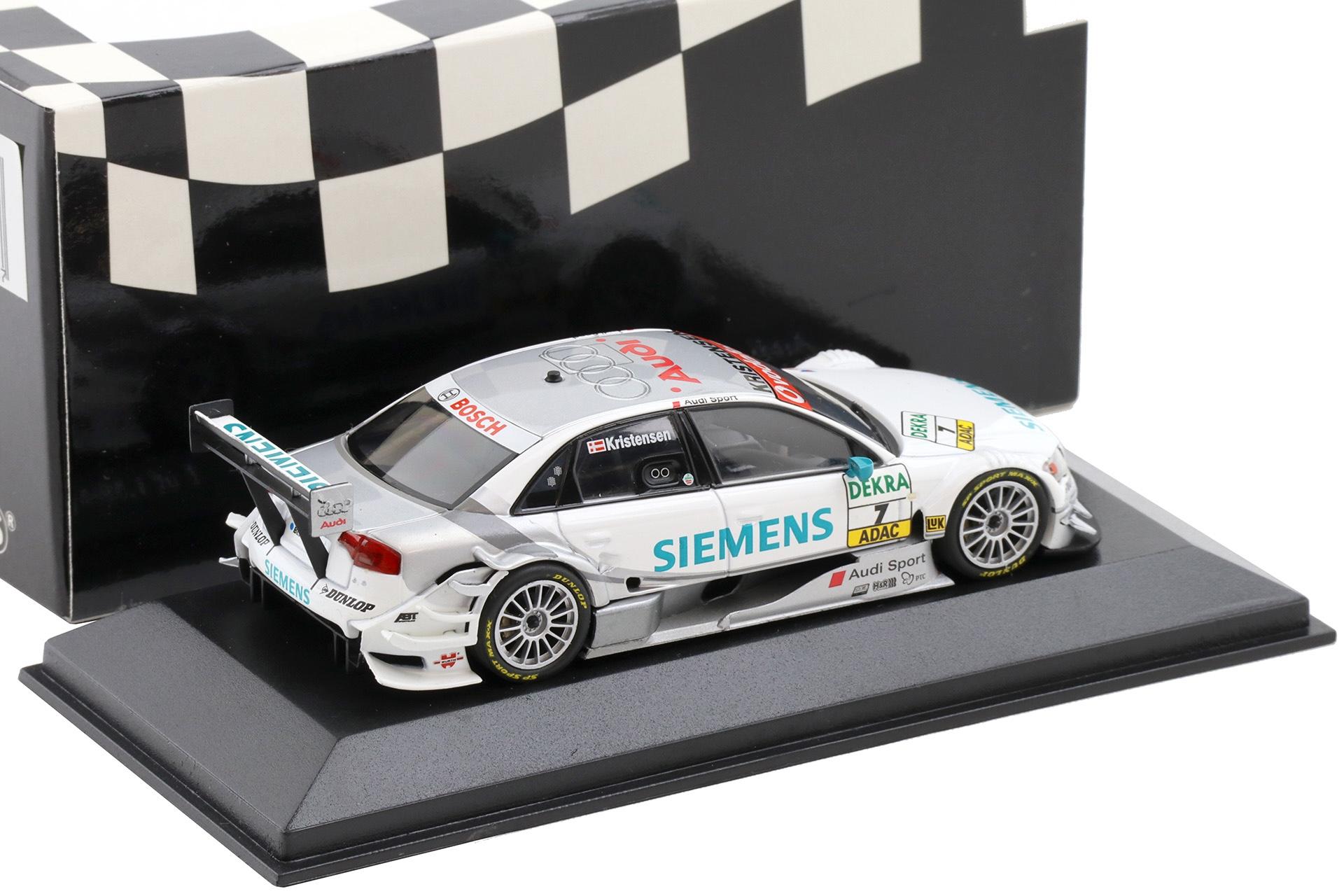 1:43 Minichamps Audi A4 DTM 2006 Team Abt Sportsline #7 T.Kristensen Siemens