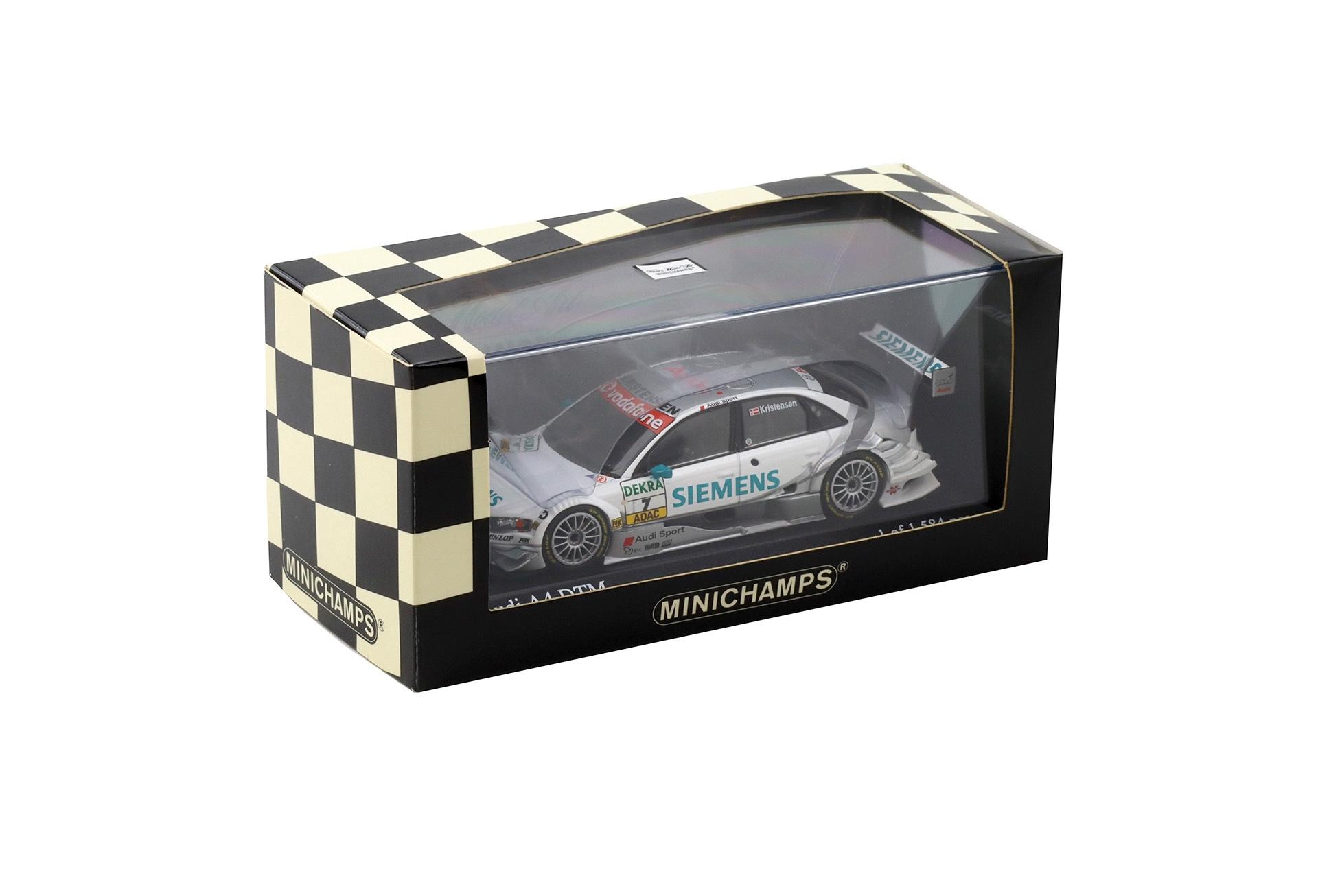 1:43 Minichamps Audi A4 DTM 2006 Team Abt Sportsline #7 T.Kristensen Siemens