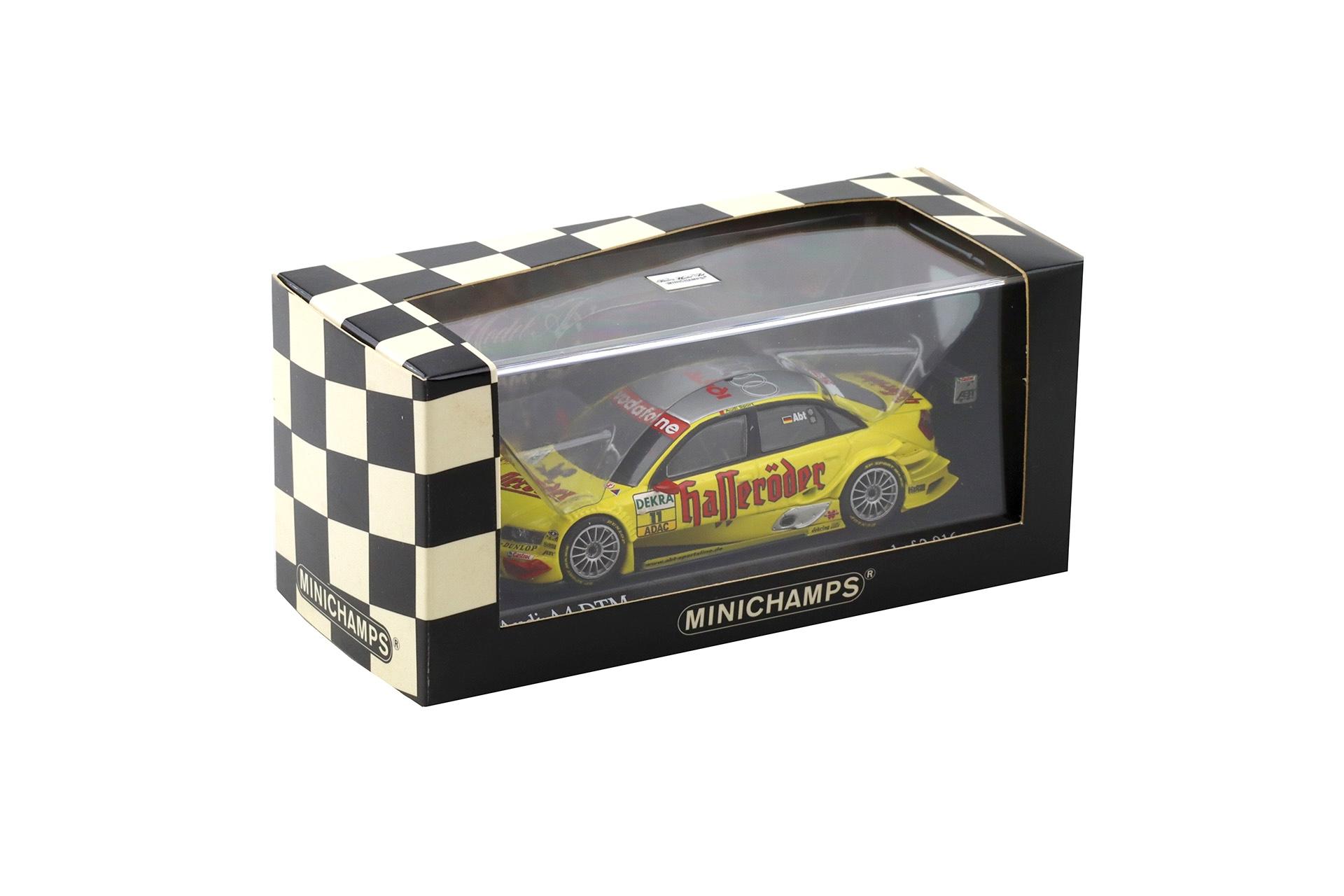1:43 Minichamps Audi A4 DTM 2004 Audi Sport Team ABT #11 C.Abt Hasseröder