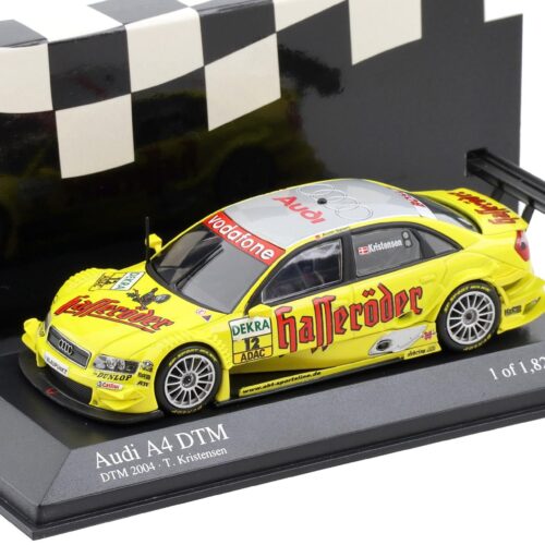 1:43 Minichamps Audi A4 DTM 2004 Audi Sport Team ABT #12 Kristensen Hasseröder