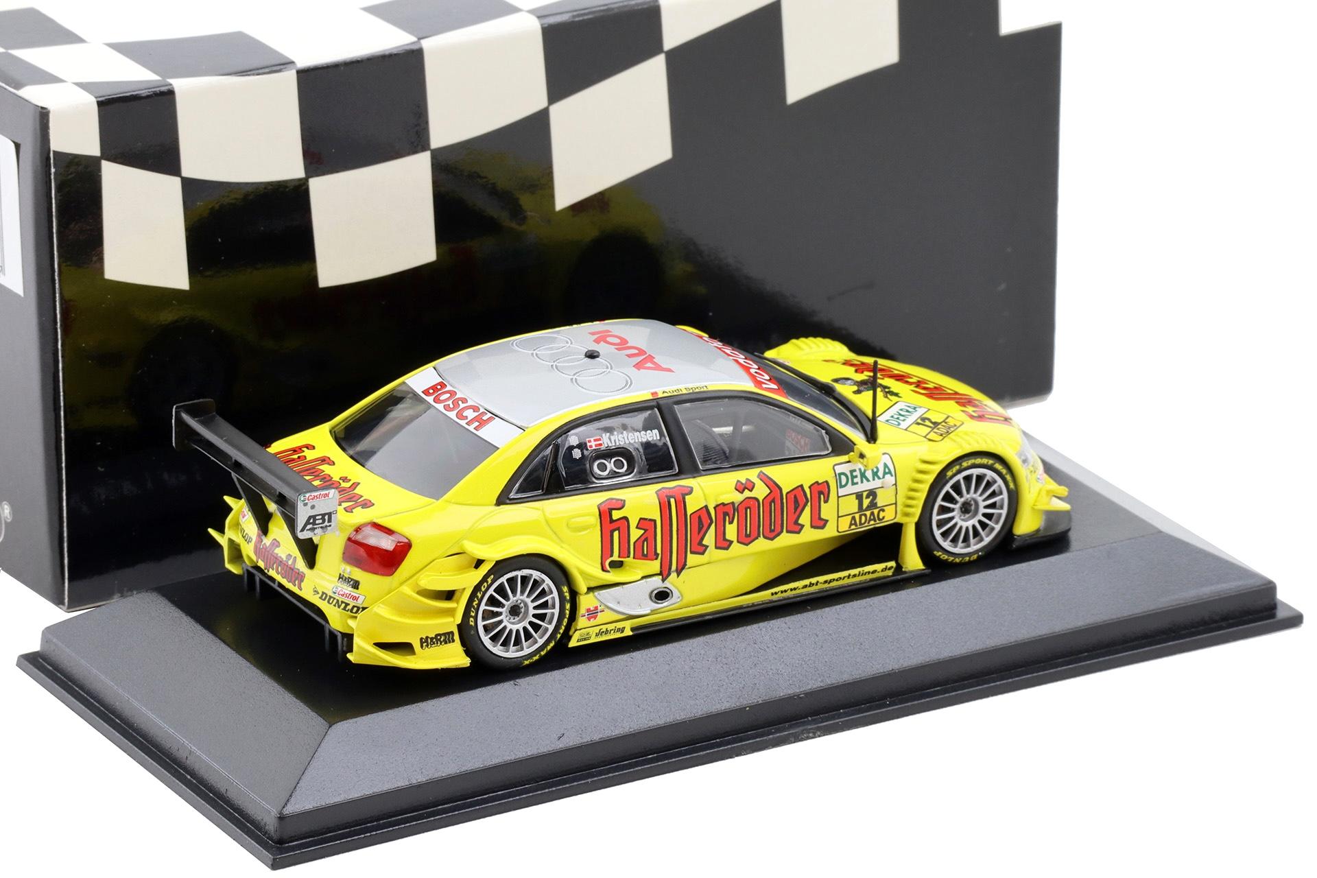 1:43 Minichamps Audi A4 DTM 2004 Audi Sport Team ABT #12 Kristensen Hasseröder