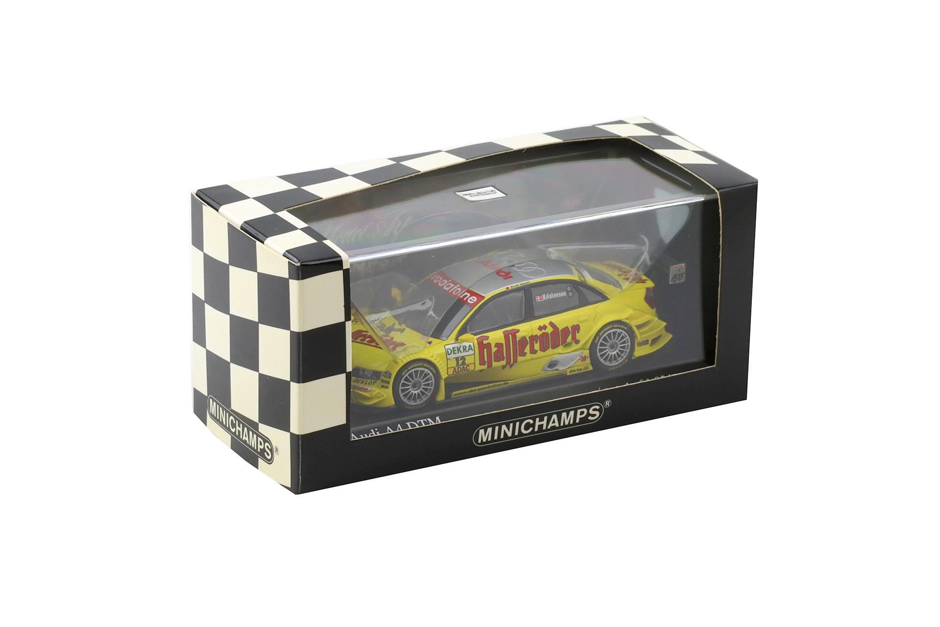 1:43 Minichamps Audi A4 DTM 2004 Audi Sport Team ABT #12 Kristensen Hasseröder