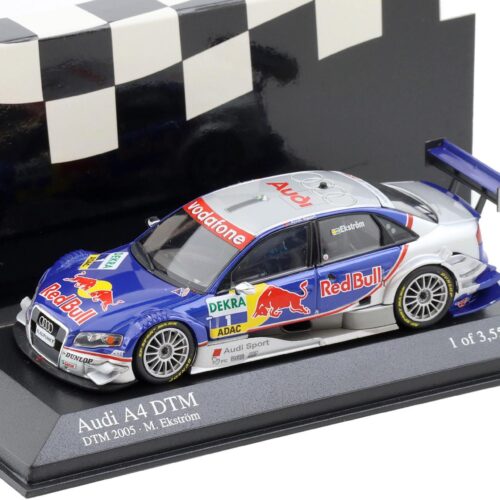 1:43 Minichamps Audi A4 DTM 2005 Team ABT Sportsline #1 Ekström Red Bull