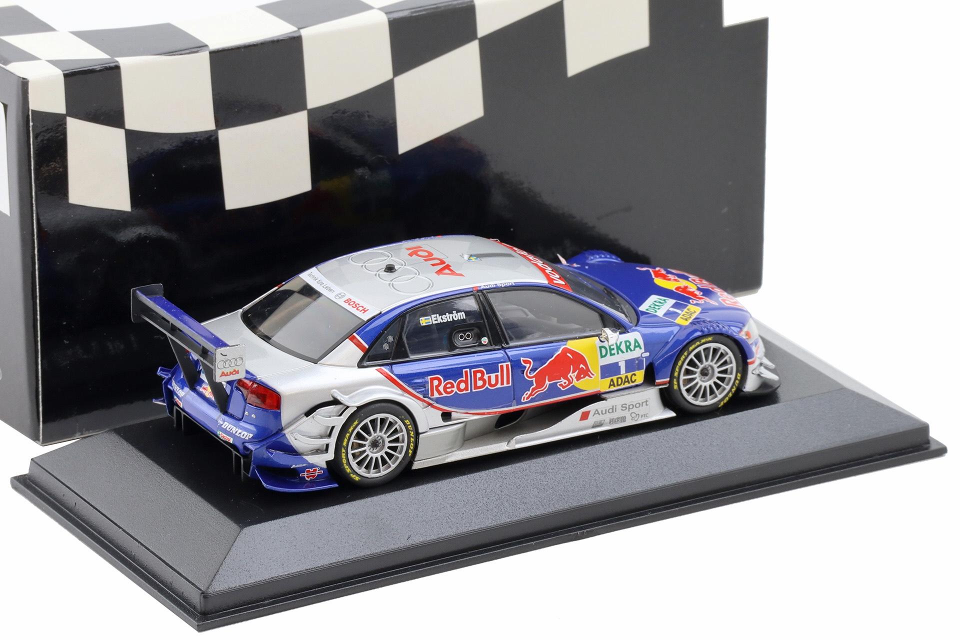 1:43 Minichamps Audi A4 DTM 2005 Team ABT Sportsline #1 Ekström Red Bull