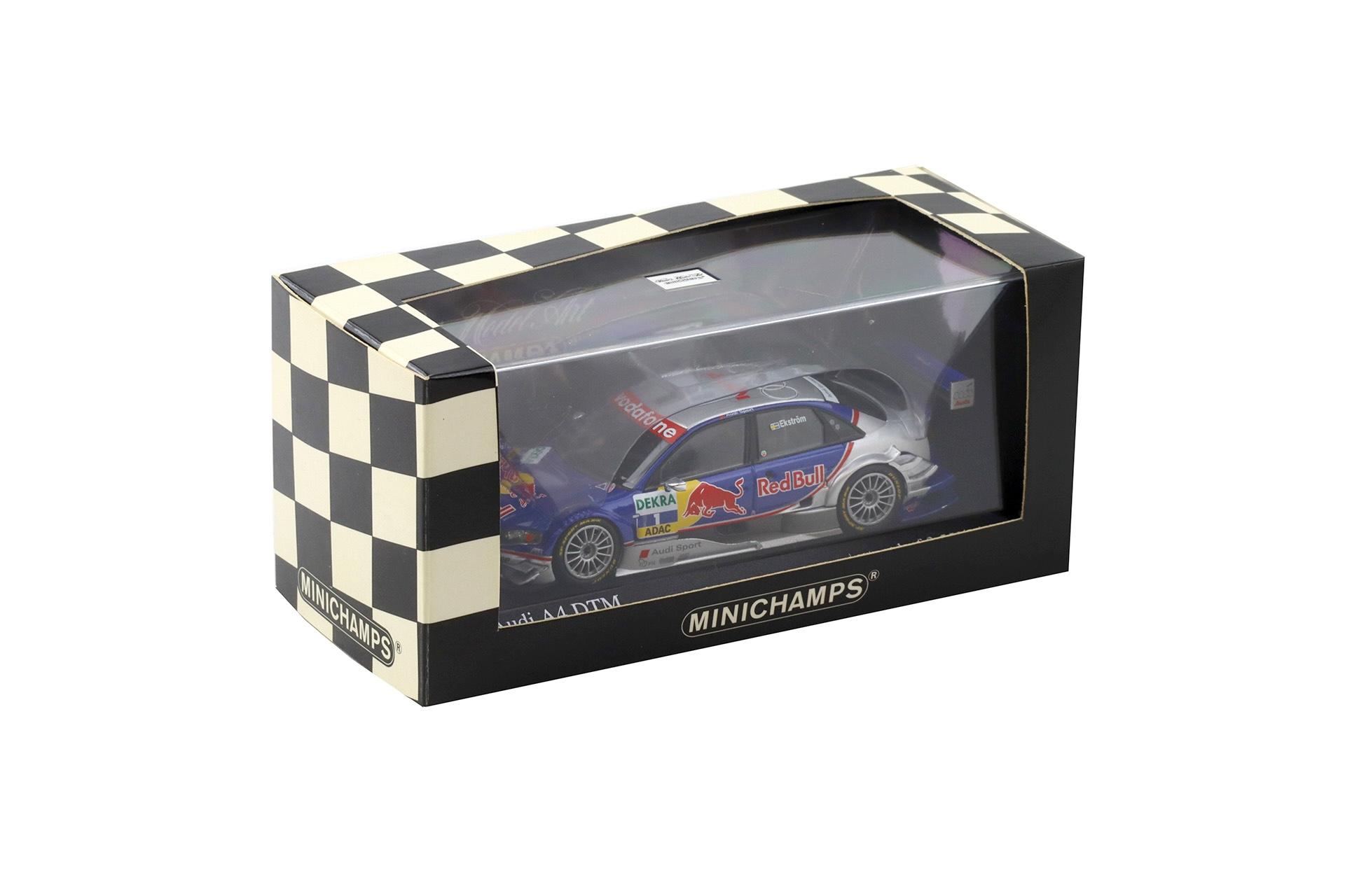 1:43 Minichamps Audi A4 DTM 2005 Team ABT Sportsline #1 Ekström Red Bull