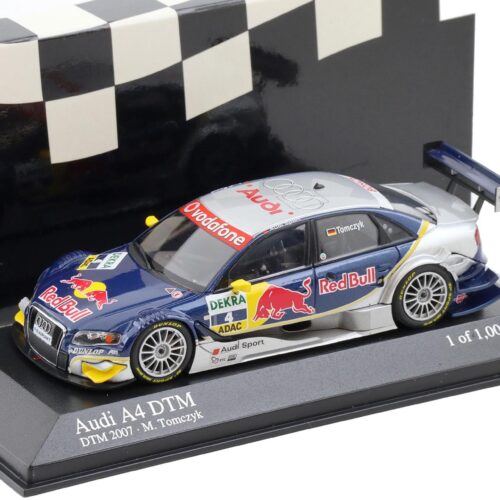 1:43 Minichamps Audi A4 DTM 2007 Team ABT Sportsline #4 Tomczyk Red Bull