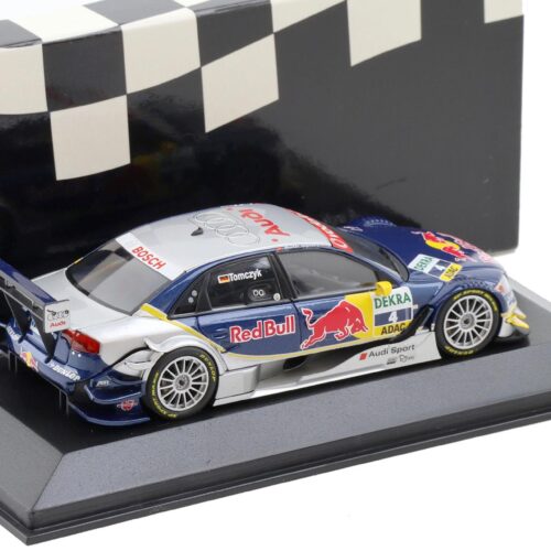 1:43 Minichamps Audi A4 DTM 2007 Team ABT Sportsline #4 Tomczyk Red Bull