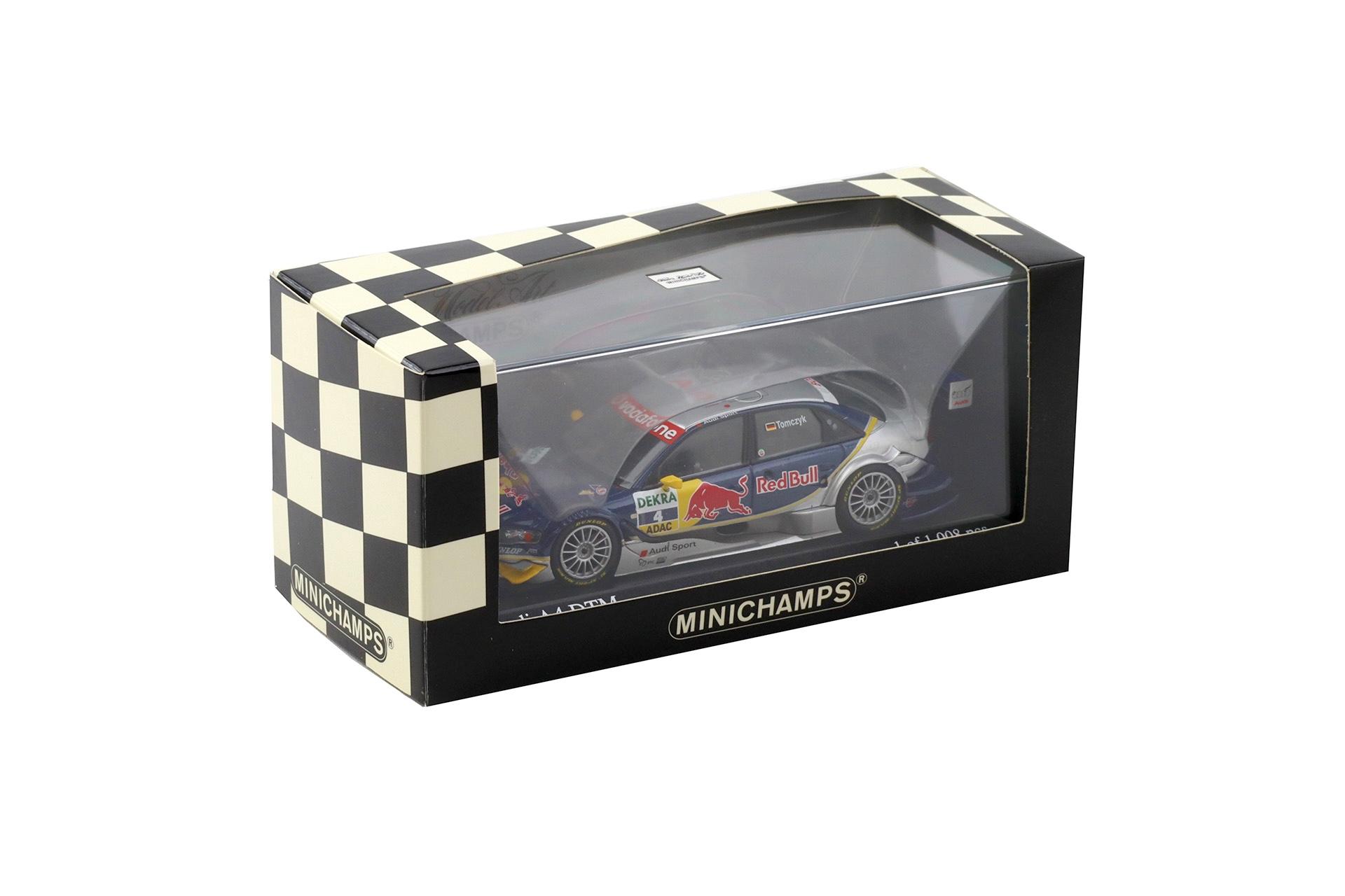 1:43 Minichamps Audi A4 DTM 2007 Team ABT Sportsline #4 Tomczyk Red Bull
