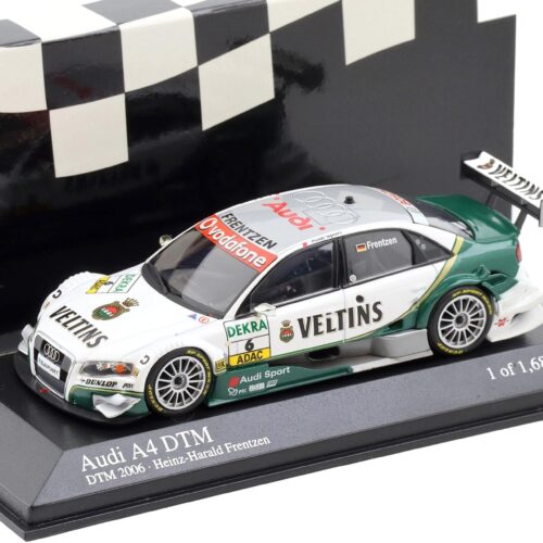 1:43 Minichamps Audi A4 DTM 2006 Team ABT Sportsline #6 Frentzen Veltins