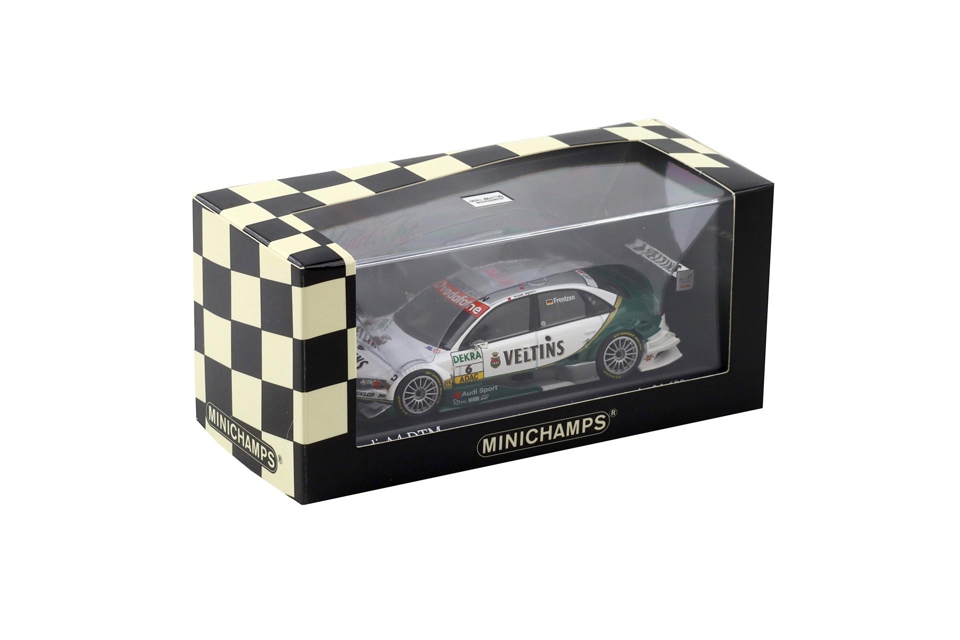 1:43 Minichamps Audi A4 DTM 2006 Team ABT Sportsline #6 Frentzen Veltins