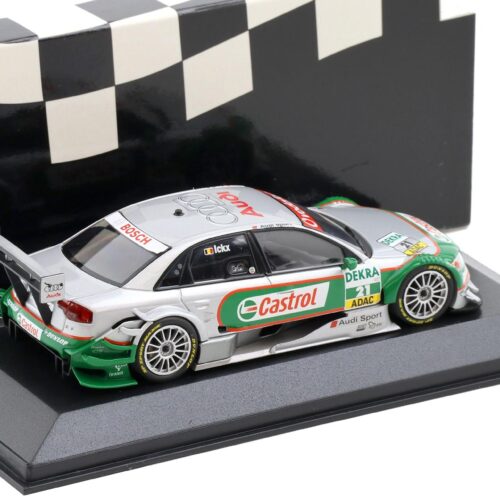 1:43 Minichamps Audi A4 DTM 2006 Team Kolles T.M.E. #21 V.Ickx Castrol