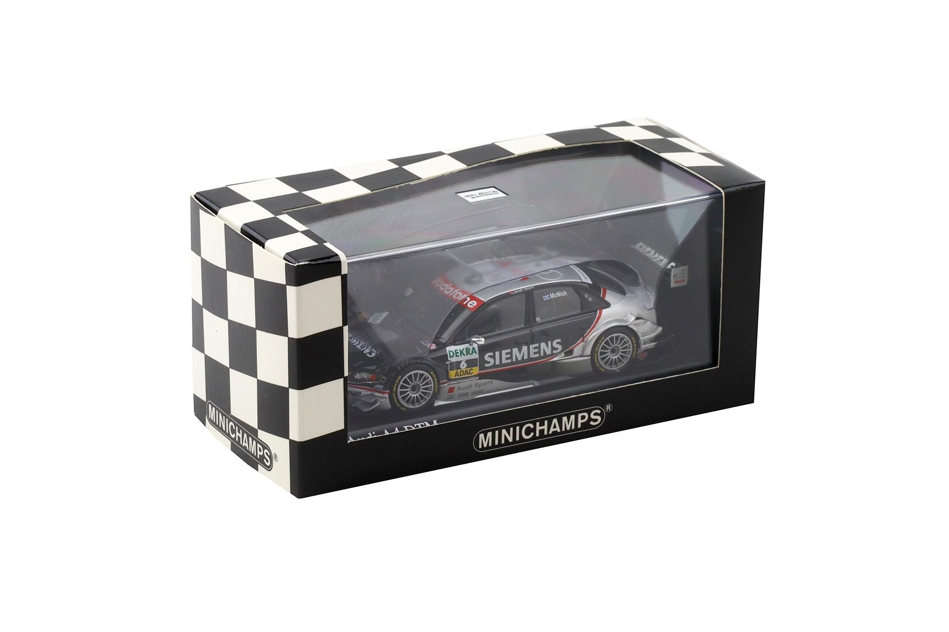 1:43 Minichamps Audi A4 DTM 2005 Team Abt Sportsline #6 A.McNish Siemens