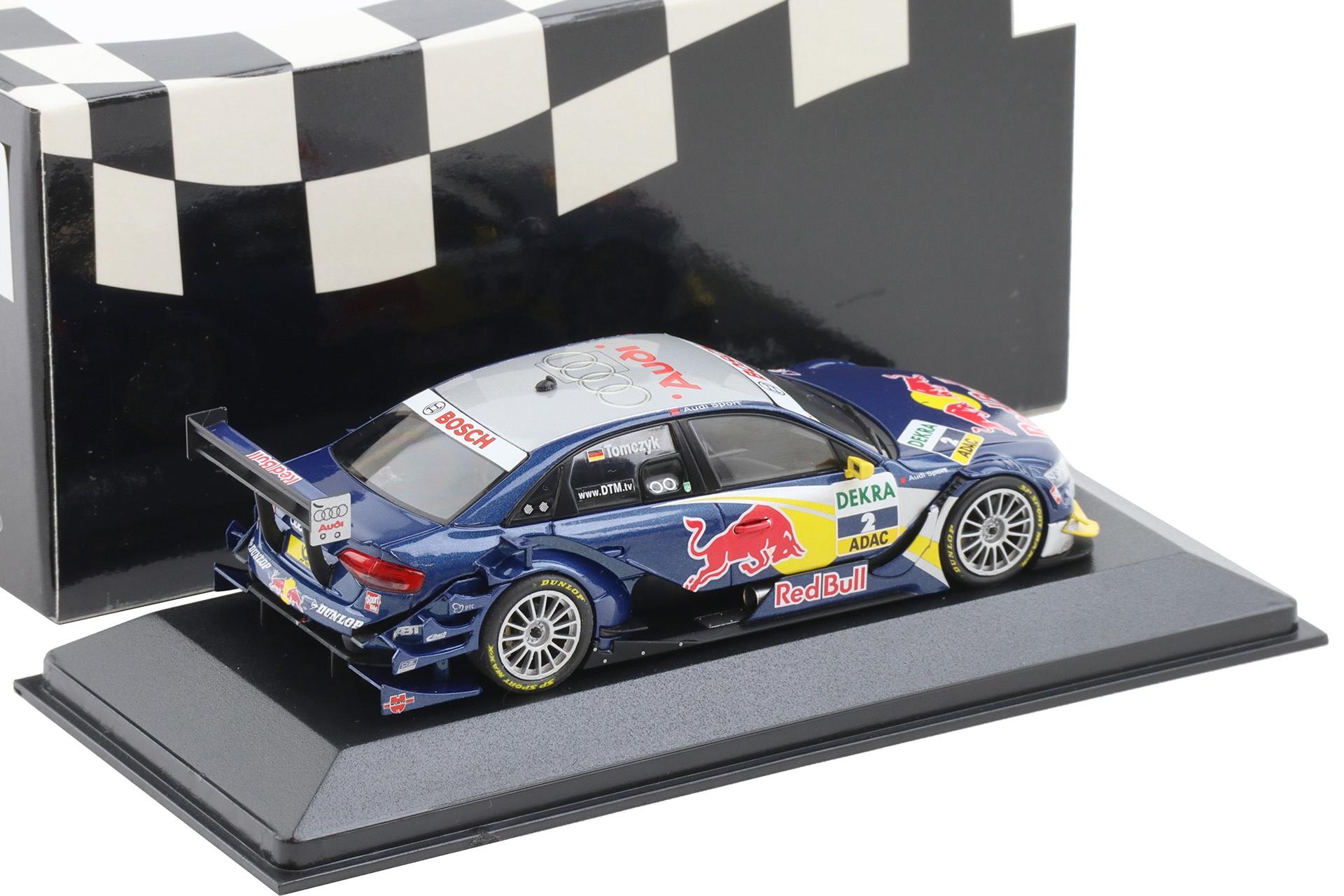 1:43 Minichamps Audi A4 DTM 2008 Audi Sport Team Abt #2 Tomczyk Red Bull