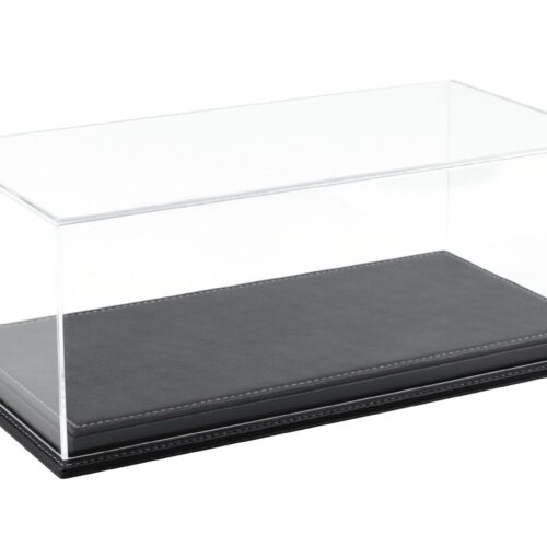 1:18 Atlantic Vitrine Show Case Display Case MULHOUSE with anthracite leather Base