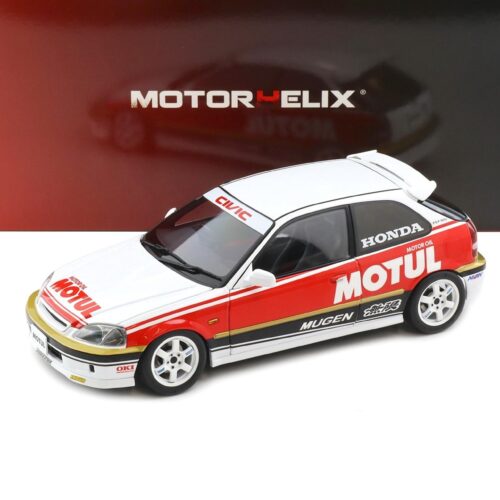 1:18 Motorhelix Honda Civic Type R EK9 MOTUL Livery white/ red M85012