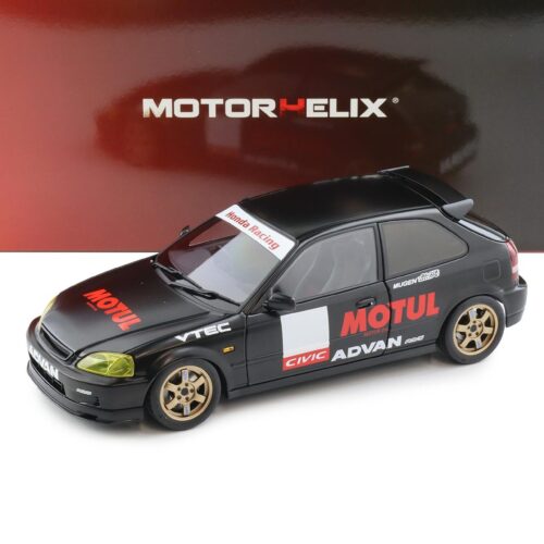 1:18 Motorhelix Honda Civic Type R EK9 No Good Racing MOTUL black M85010