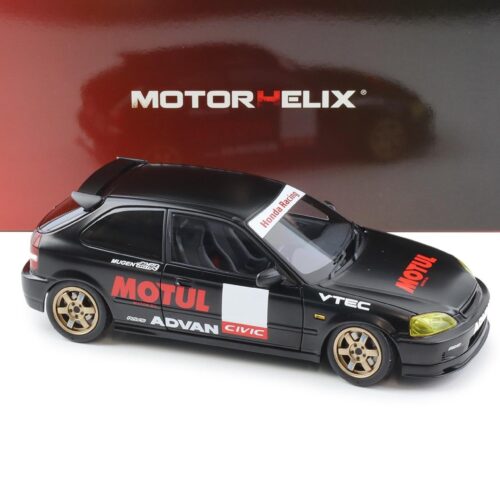 1:18 Motorhelix Honda Civic Type R EK9 No Good Racing MOTUL black M85010
