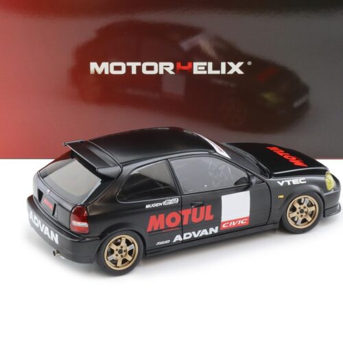 1:18 Motorhelix Honda Civic Type R EK9 No Good Racing MOTUL black M85010
