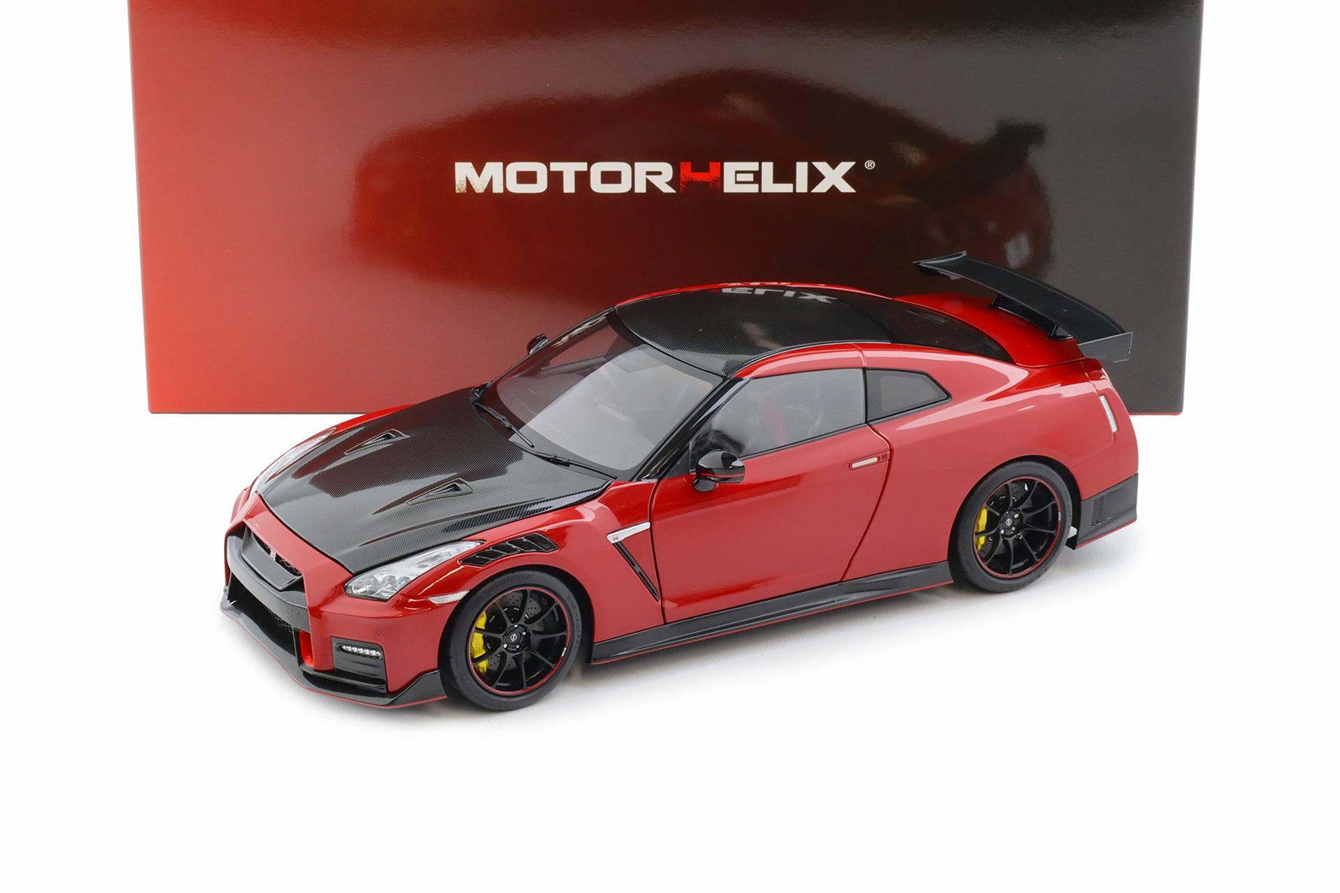 1:18 Motorhelix Nissan GT-R Nismo R35 Special Edition 2022 Vibrant red M83527