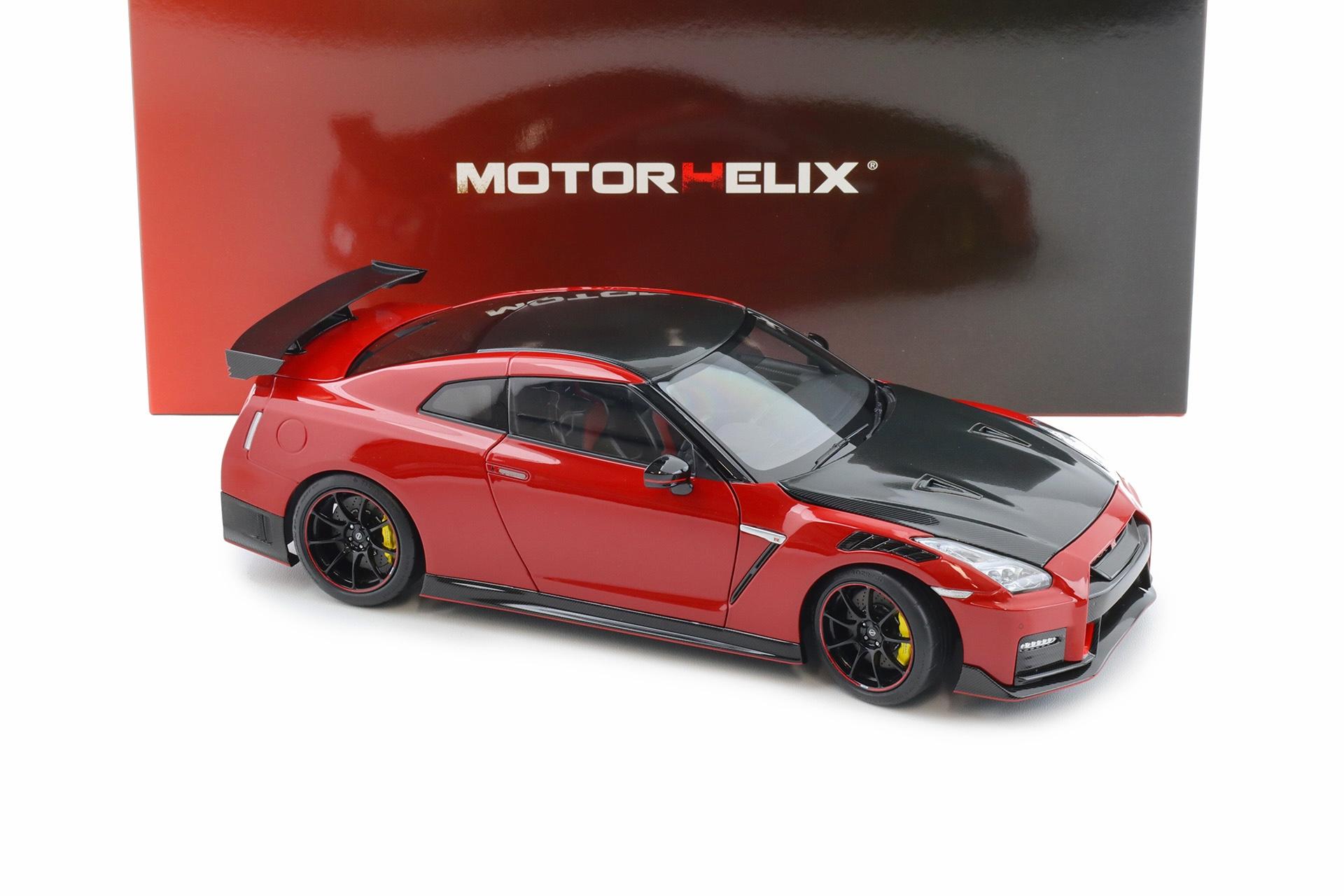 1:18 Motorhelix Nissan GT-R Nismo R35 Special Edition 2022 Vibrant red M83527