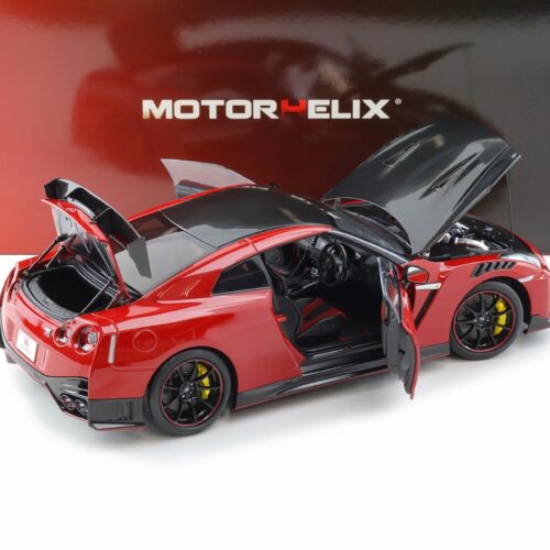 1:18 Motorhelix Nissan GT-R Nismo R35 Special Edition 2022 Vibrant red M83527