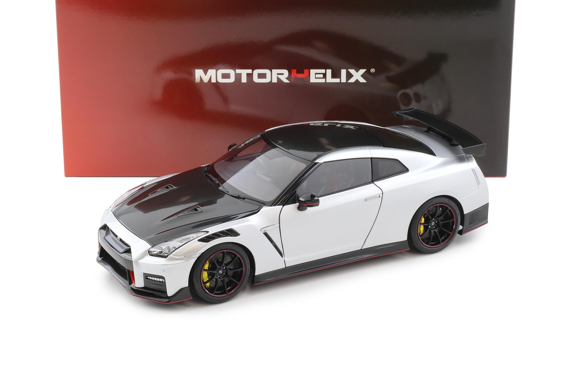 1:18 Motorhelix Nissan GT-R Nismo R35 Special Edition 2022 Ultimate Metal silver M83528