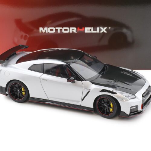 1:18 Motorhelix Nissan GT-R Nismo R35 Special Edition 2022 Ultimate Metal silver M83528