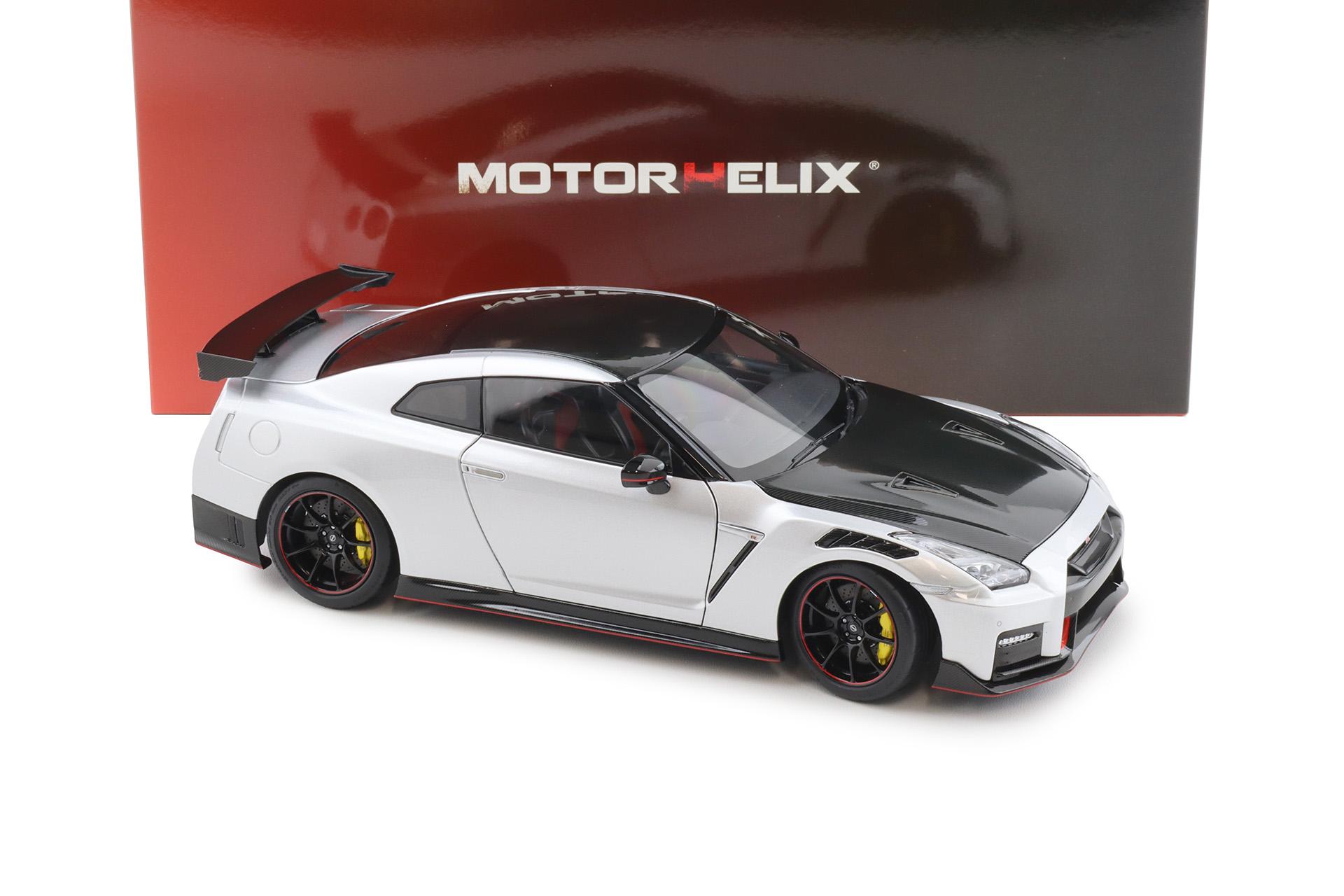 1:18 Motorhelix Nissan GT-R Nismo R35 Special Edition 2022 Ultimate Metal silver M83528