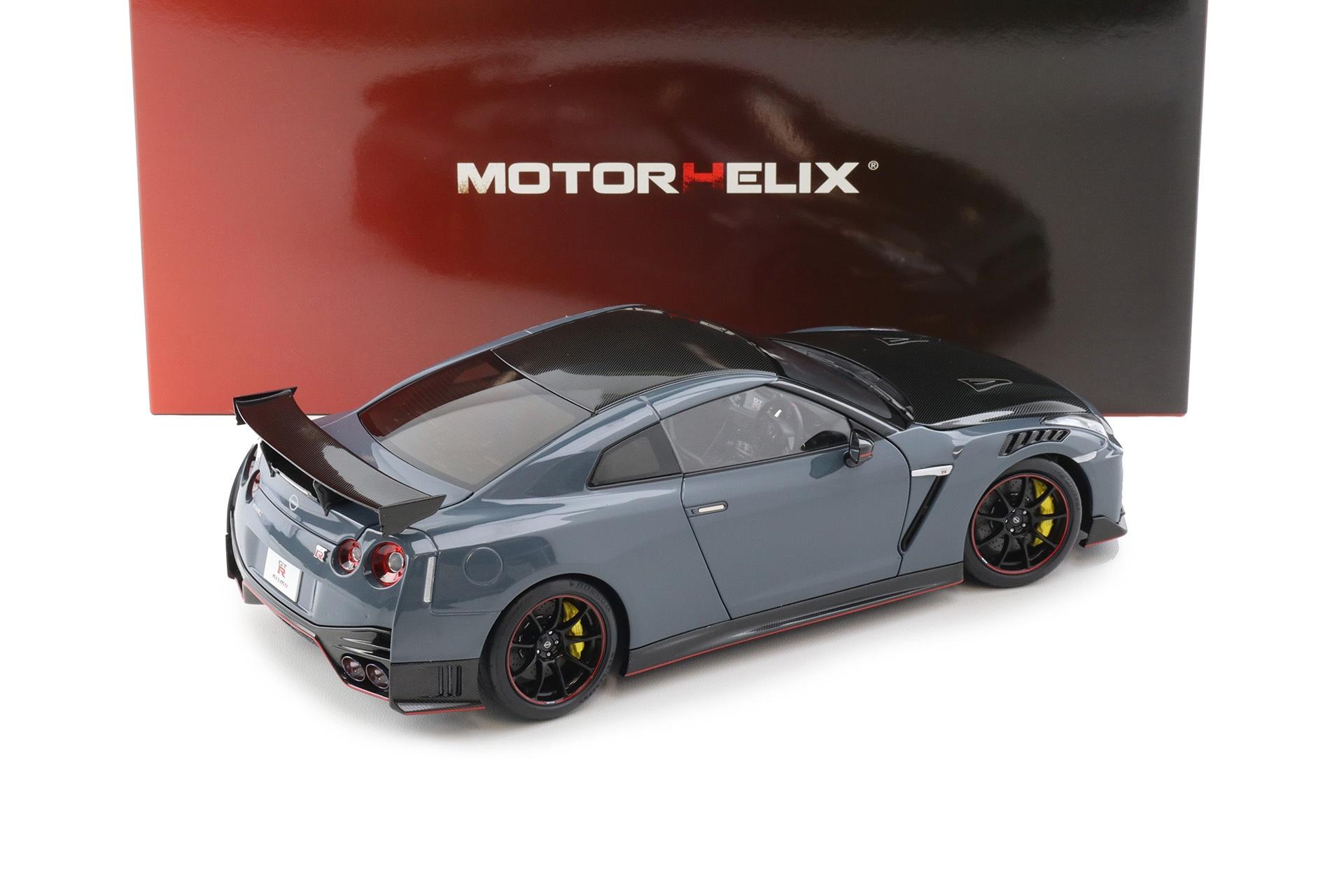 1:18 Motorhelix Nissan GT-R Nismo R35 Special Edition 2022 Nismo Stealth grey M83530