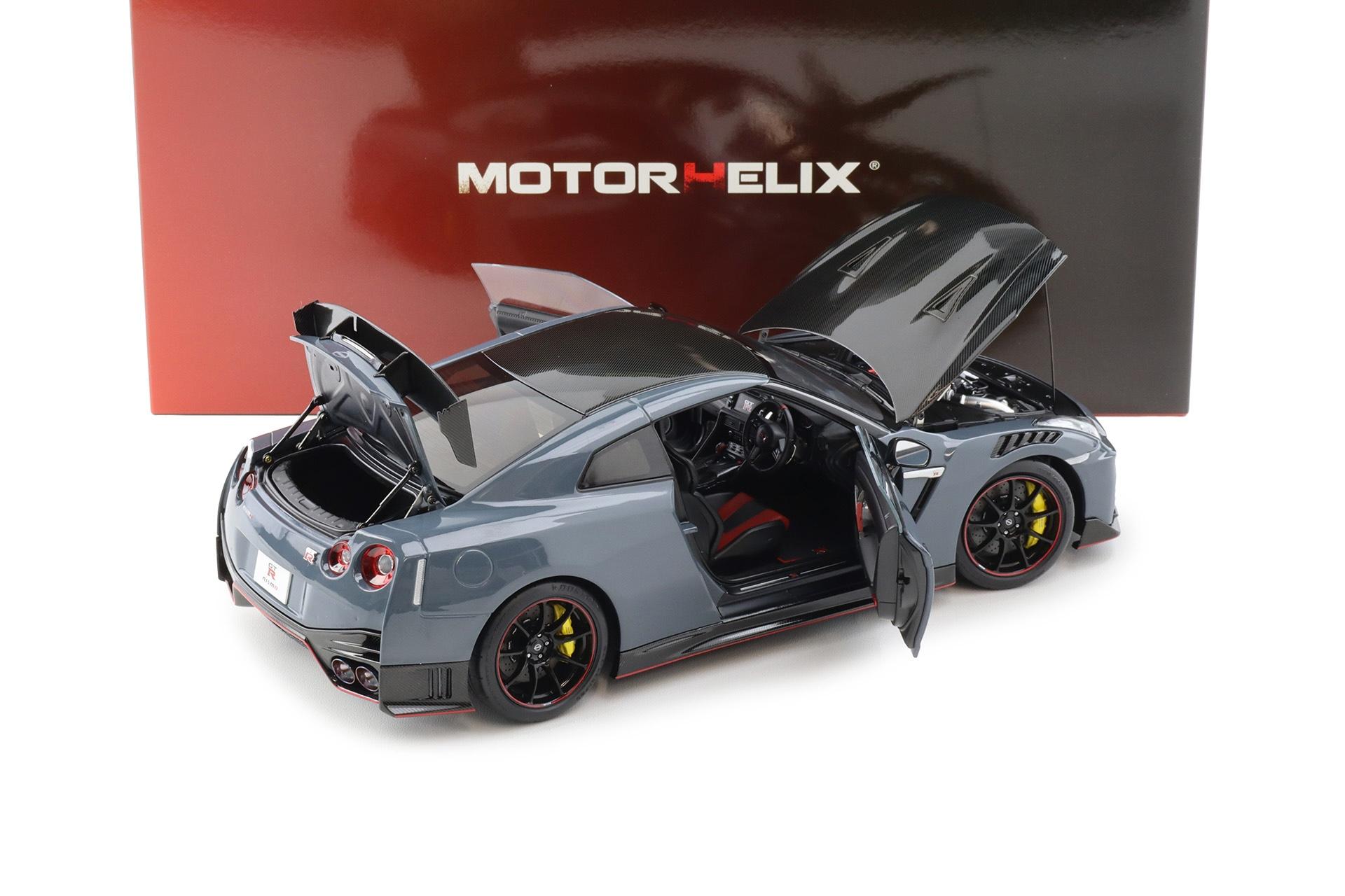 1:18 Motorhelix Nissan GT-R Nismo R35 Special Edition 2022 Nismo Stealth grey M83530