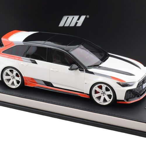 1:18 Motorhelix Resin Audi RS6 Avant GT Arkona white MH032AW
