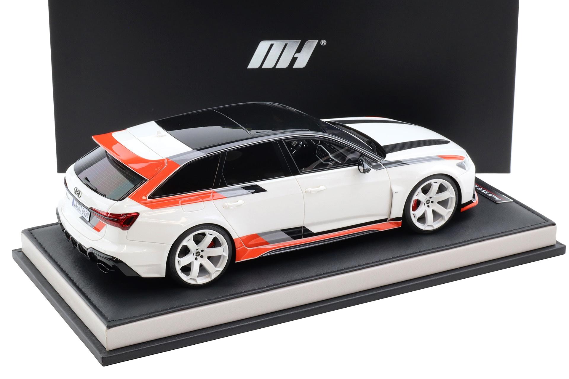 1:18 Motorhelix Resin Audi RS6 Avant GT Arkona white MH032AW