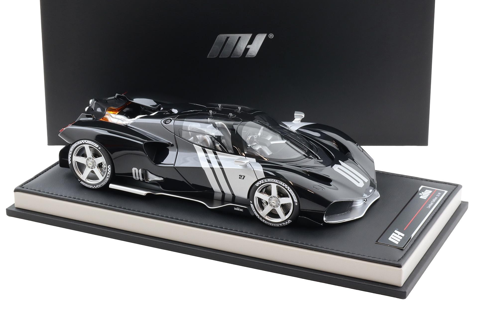 1:18 Motorhelix Resin Nilu 27 V12 6.5l black water/ park black MH031BW
