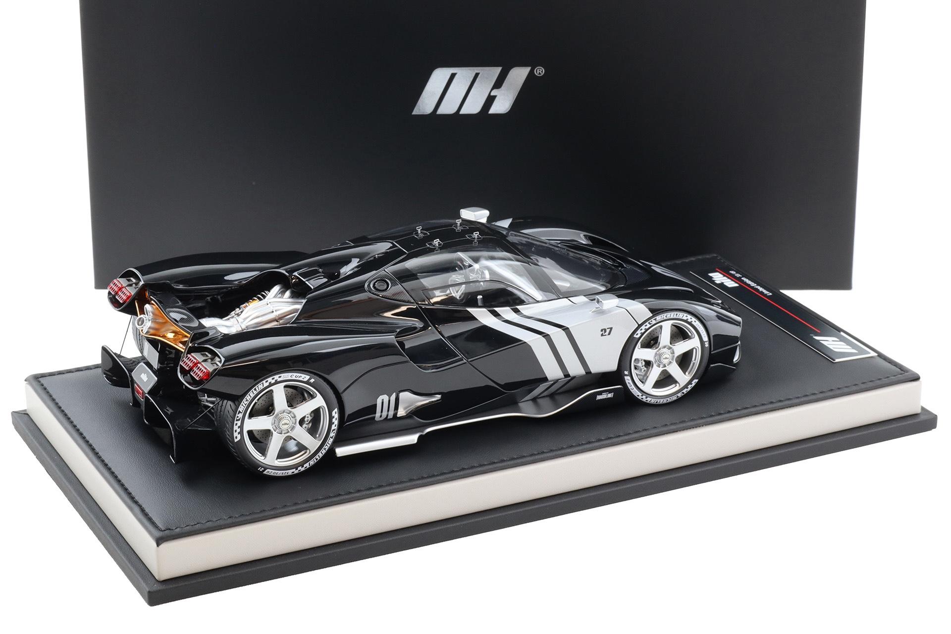 1:18 Motorhelix Resin Nilu 27 V12 6.5l black water/ park black MH031BW