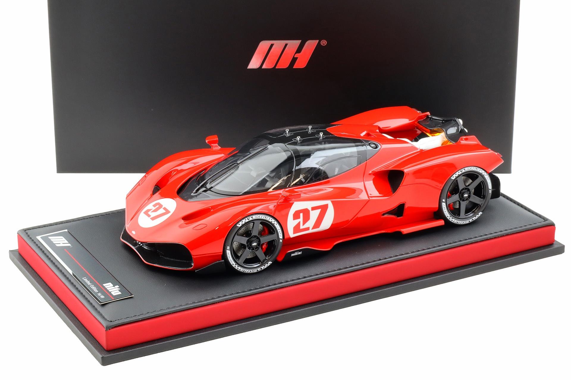 1:18 Motorhelix Resin Nilu 27 V12 6.5l Gilles red MH031GR