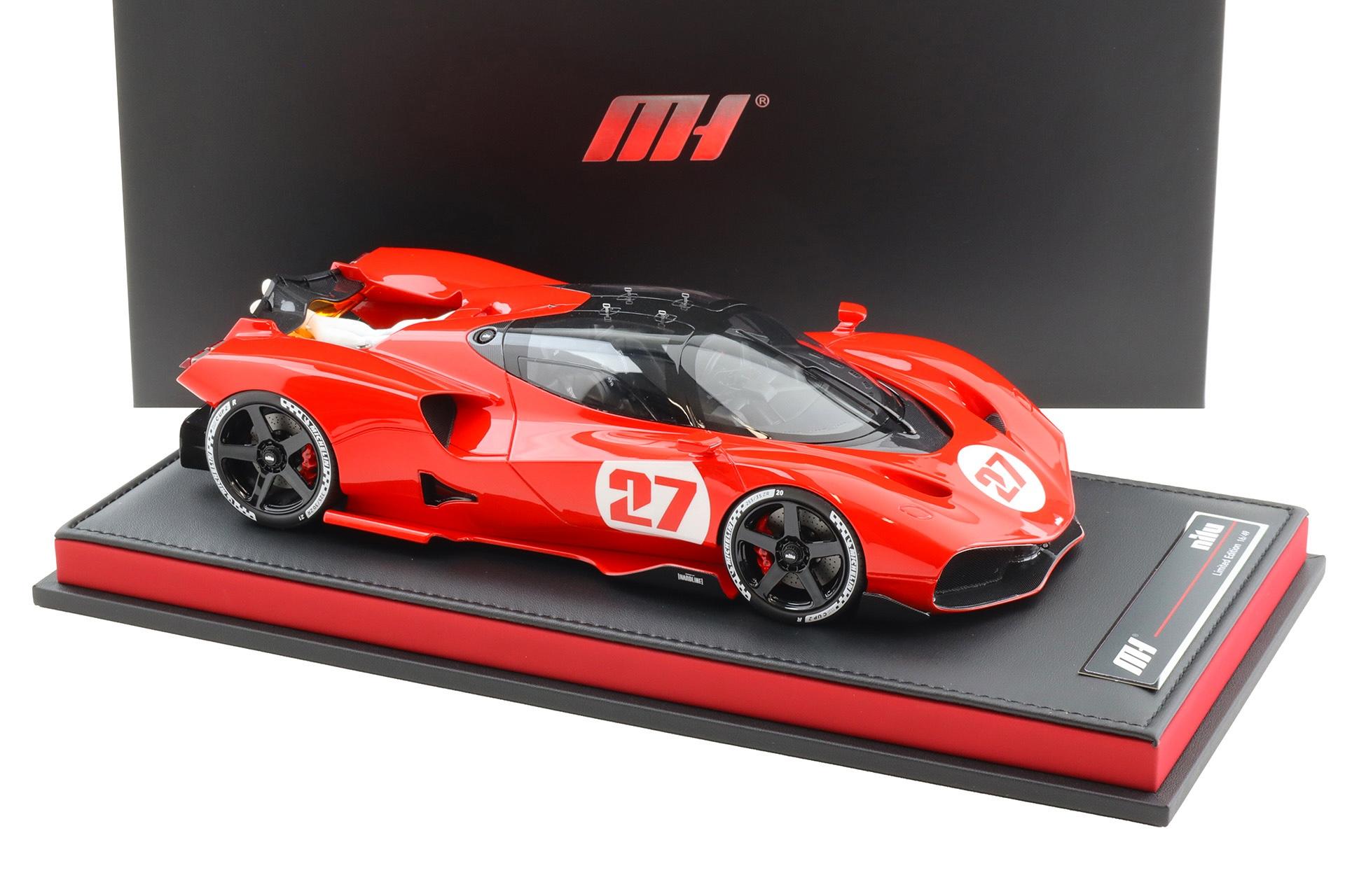 1:18 Motorhelix Resin Nilu 27 V12 6.5l Gilles red MH031GR