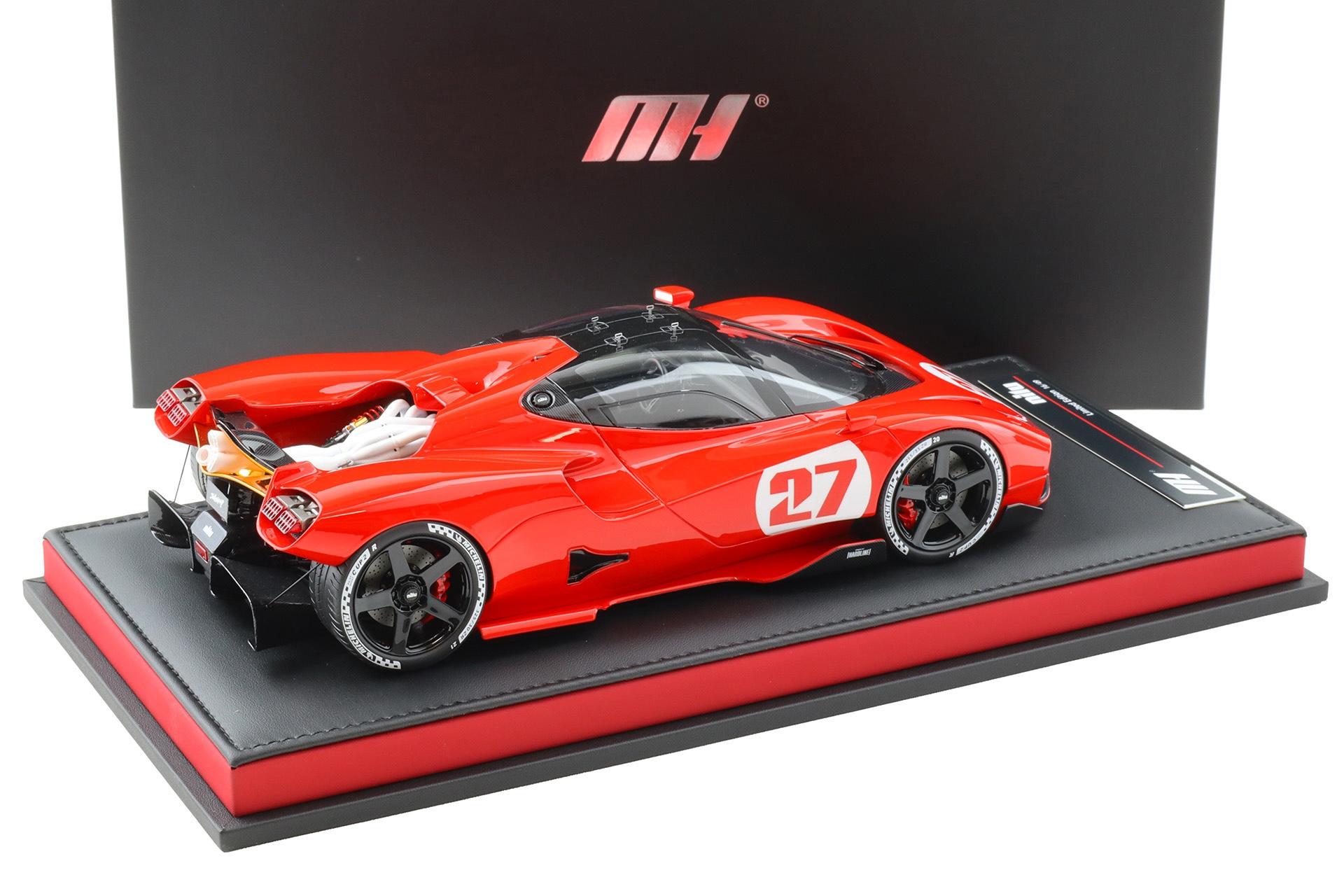1:18 Motorhelix Resin Nilu 27 V12 6.5l Gilles red MH031GR