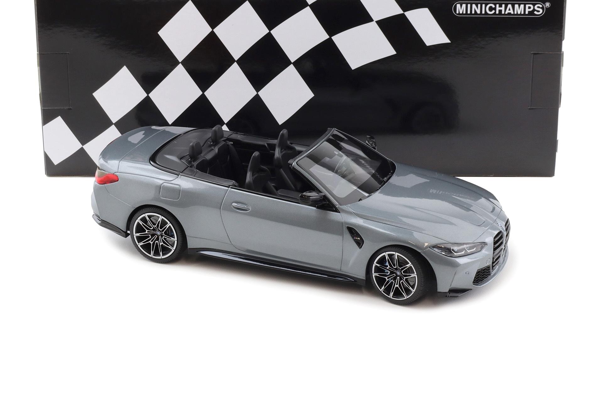 1:18 Minichamps BMW M4 Convertible (G83) grey metallic 2021