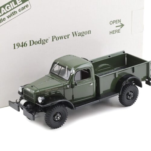1:24 Danbury Mint 1946 Dodge Power Wagon Pickup Seawolf Submarine green/ black