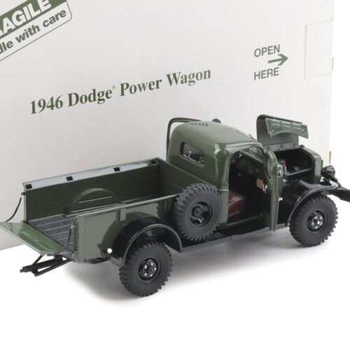 1:24 Danbury Mint 1946 Dodge Power Wagon Pickup Seawolf Submarine green/ black