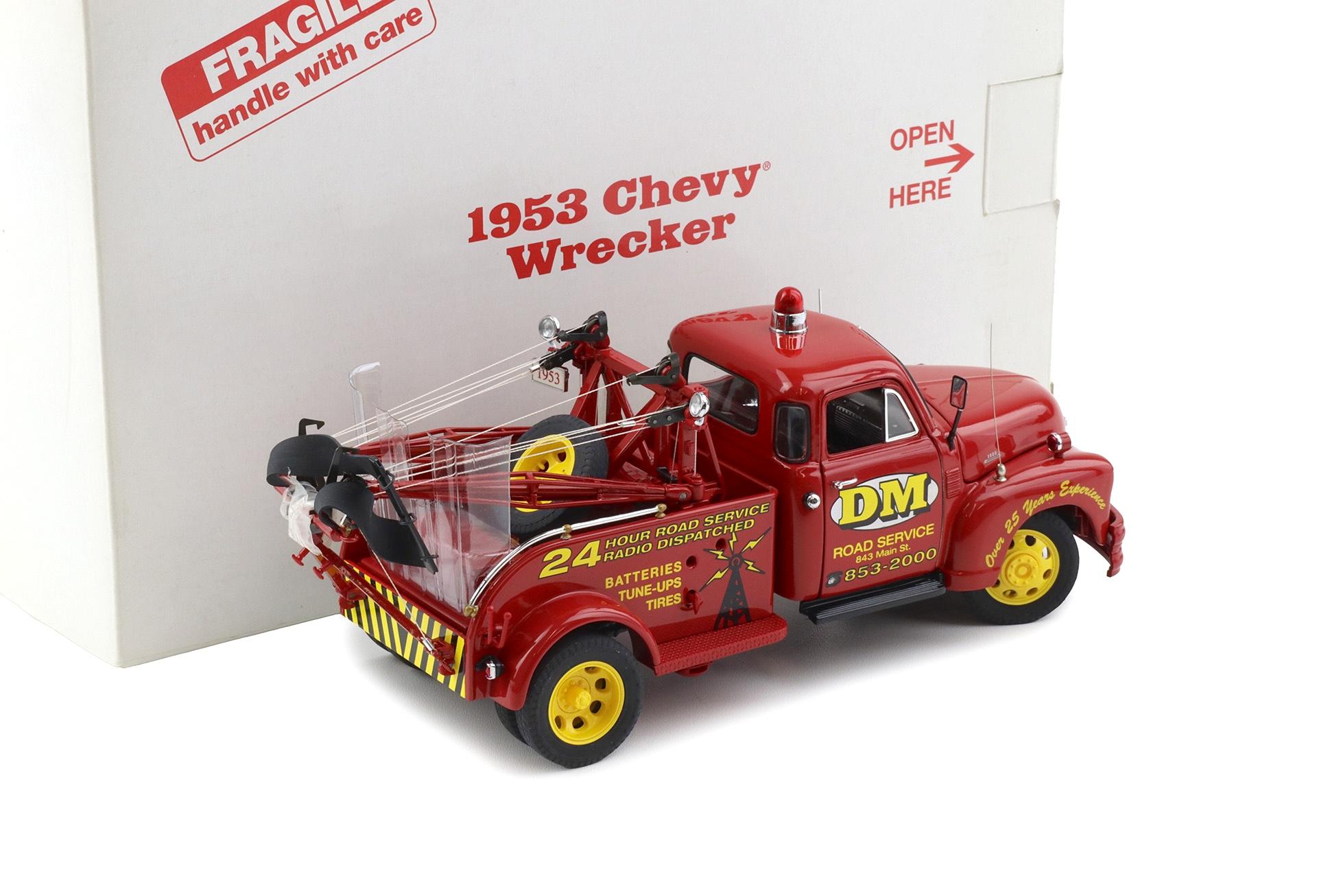 1:24 Danbury Mint 1953 Chevrolet 1-Ton Wrecker Abschlepper DM Road Service