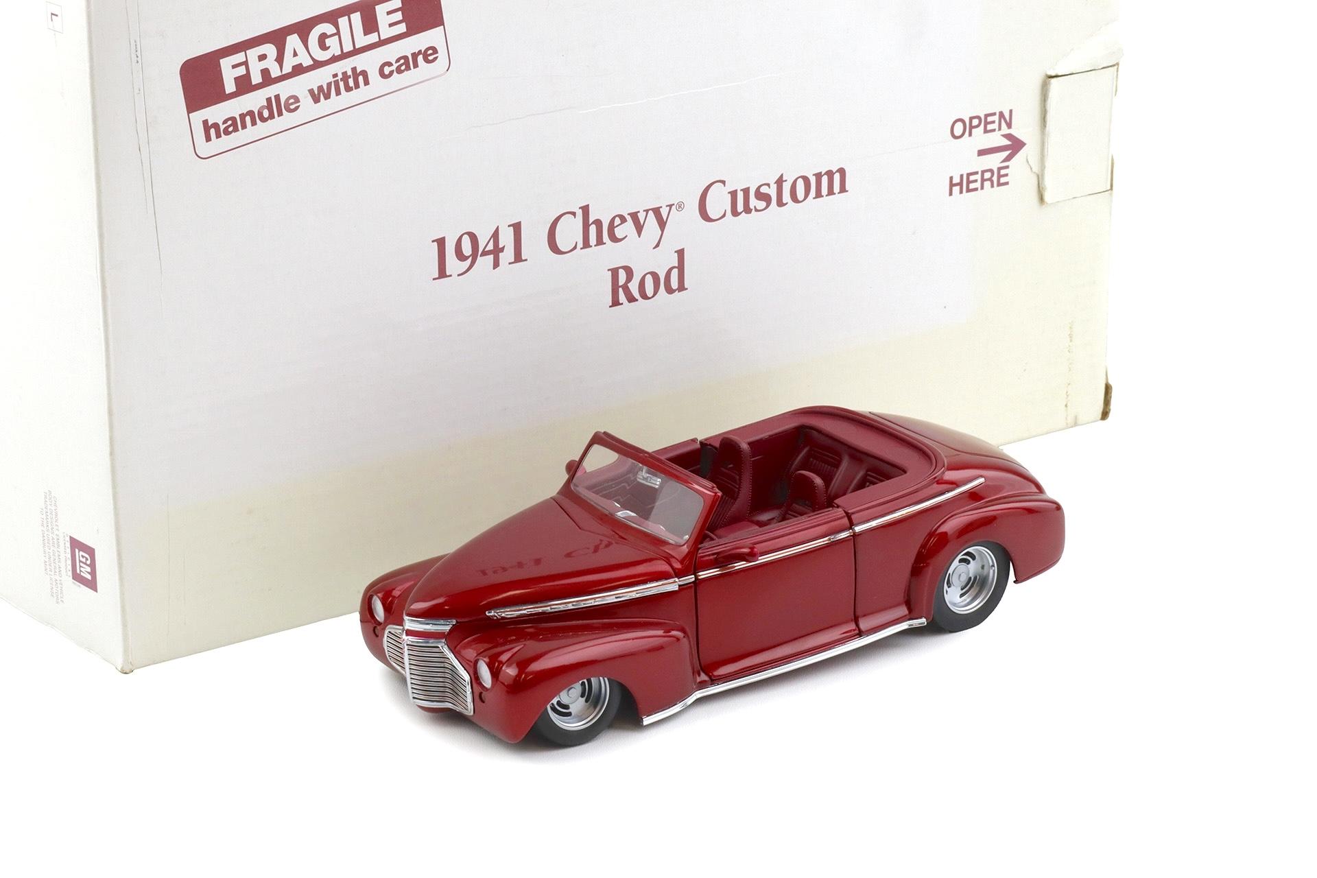 1:24 Danbury Mint 1941 Chevrolet Custom Rod Candy Cherry red