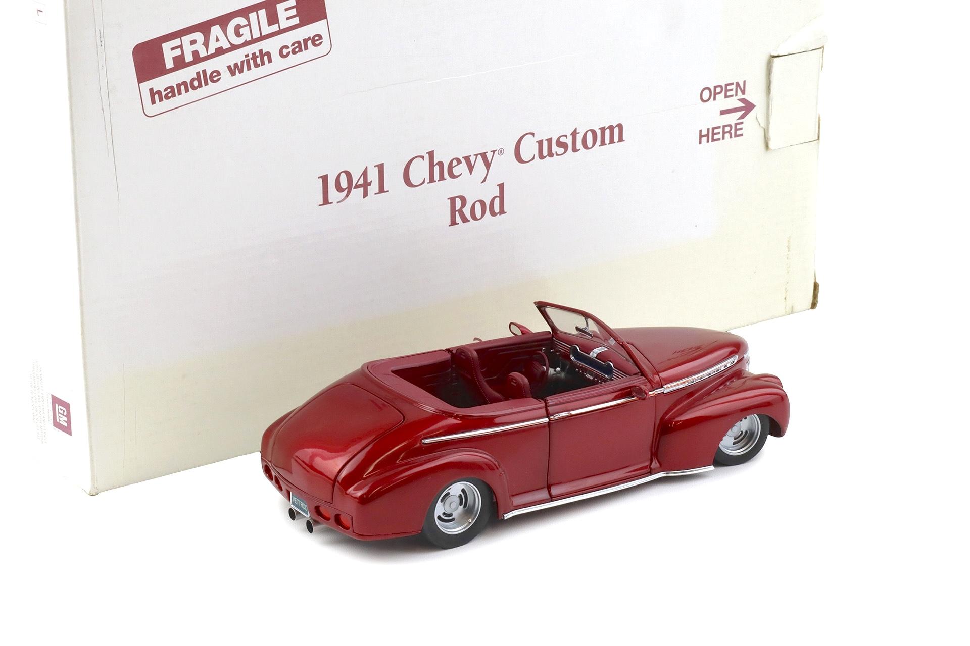 1:24 Danbury Mint 1941 Chevrolet Custom Rod Candy Cherry red