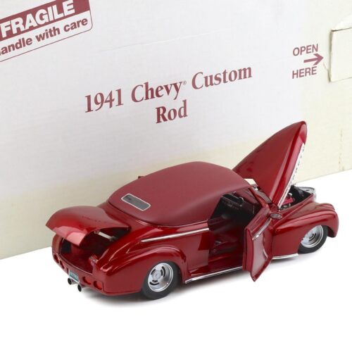 1:24 Danbury Mint 1941 Chevrolet Custom Rod Candy Cherry red