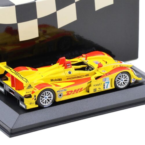 1:43 Minichamps Porsche RS Spyder ALMS Long Beach ´07 Winners Dumas/ Bernhard #7