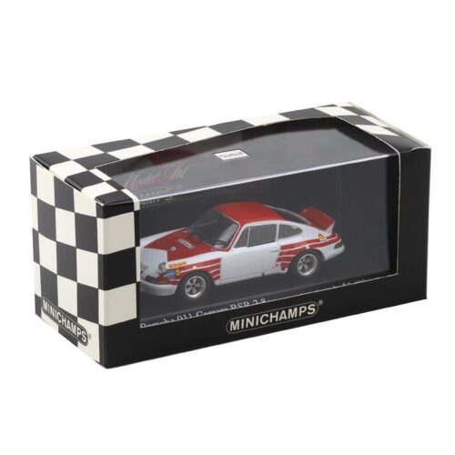 1:43 Minichamps Porsche 911 RSR 2.8 Test Car Paul Ricard 1972 red/ white