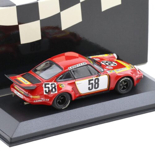 1:43 Minichamps Porsche 911 Carrera RSR 3.0 24h Le Mans 1975 #58 Fitzpatrick