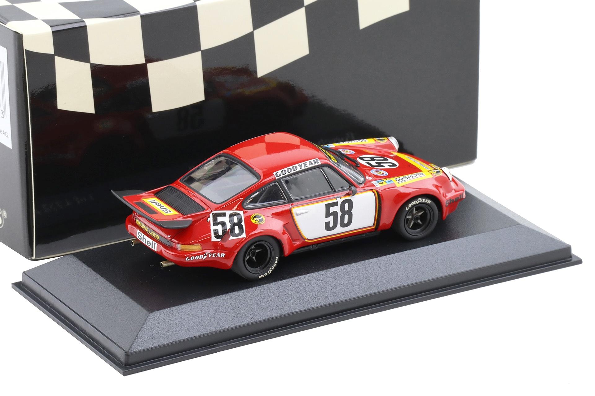 1:43 Minichamps Porsche 911 Carrera RSR 3.0 24h Le Mans 1975 #58 Fitzpatrick